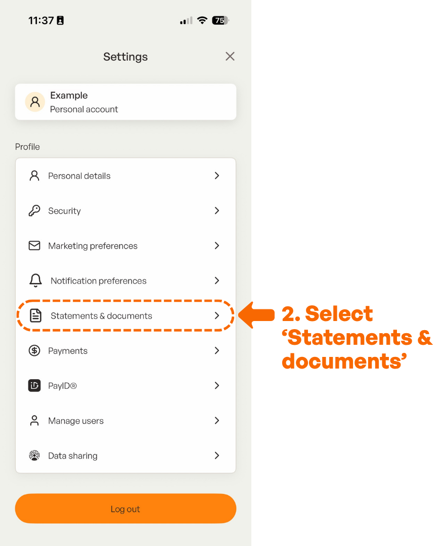 Generate Statements App Screenshot 2