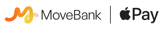 MoveBank and Apple Pay Logos - Dark MoveBank and Apple Pay Logos - Dark