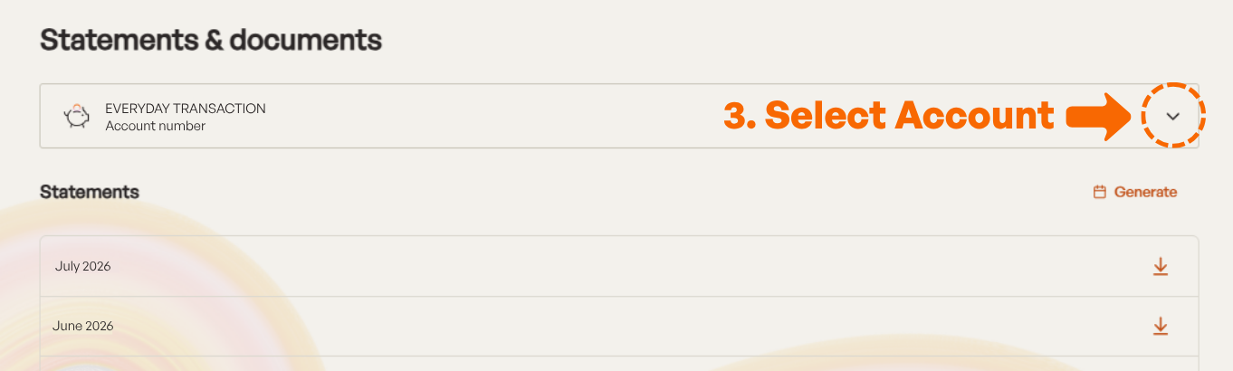 Download Older Statements Screenshot 1