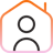 a logo of a house